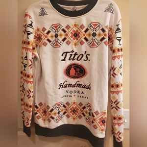 TITO'S HANDMADE VODKA AUSTIN TEXAS MENS SWEATSHIRT Size Medium M